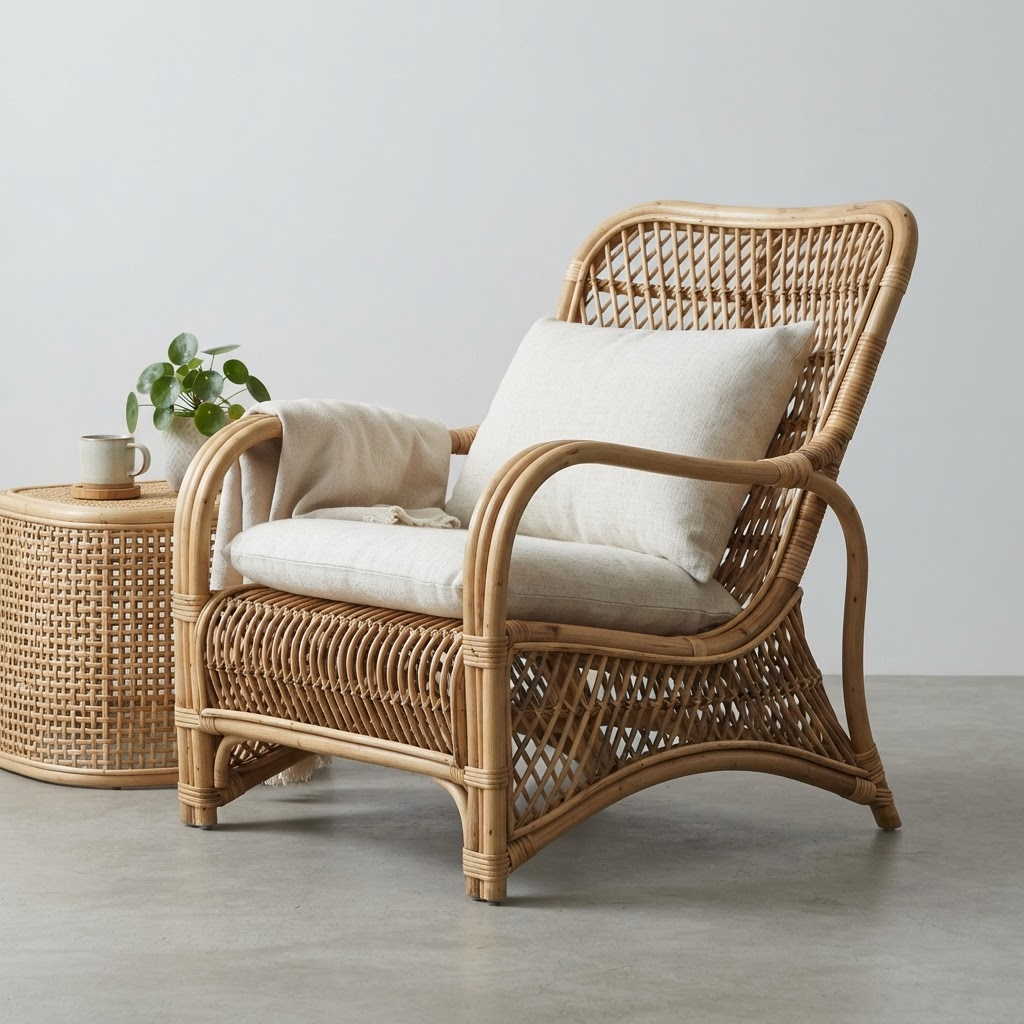 Rattan Accent Chair